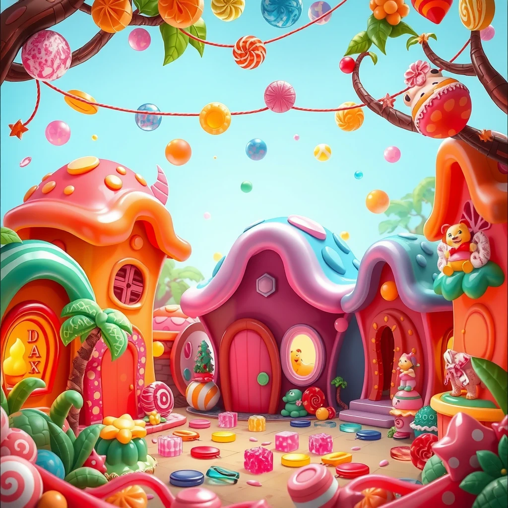 Jelly Jungle area in Candy Town